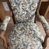 Louis Philippe armchair with wood pigeon motifs
