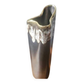 Vase vintage forme libre organique - céramique numérotée 1246/23 - style mid-century