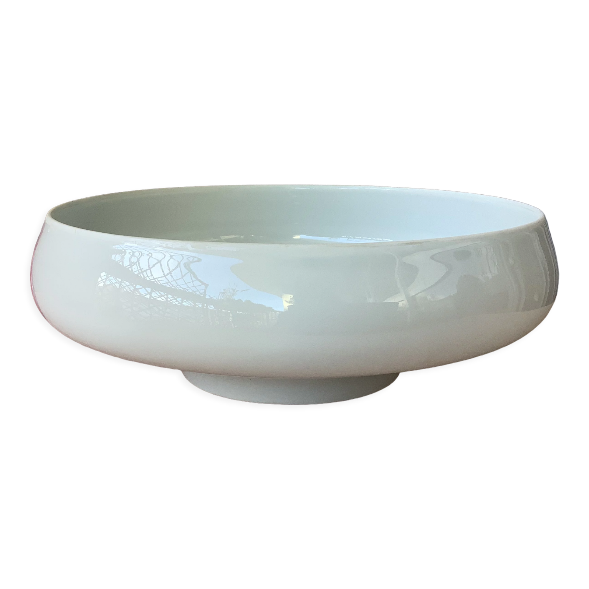 Porcelain salad bowl Virebent design René Bertoux