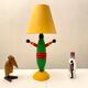 Lampe de table Totem design Olivier Vilatte vintage années 80 Memphis style