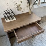 Aranjou elm brutalist desk