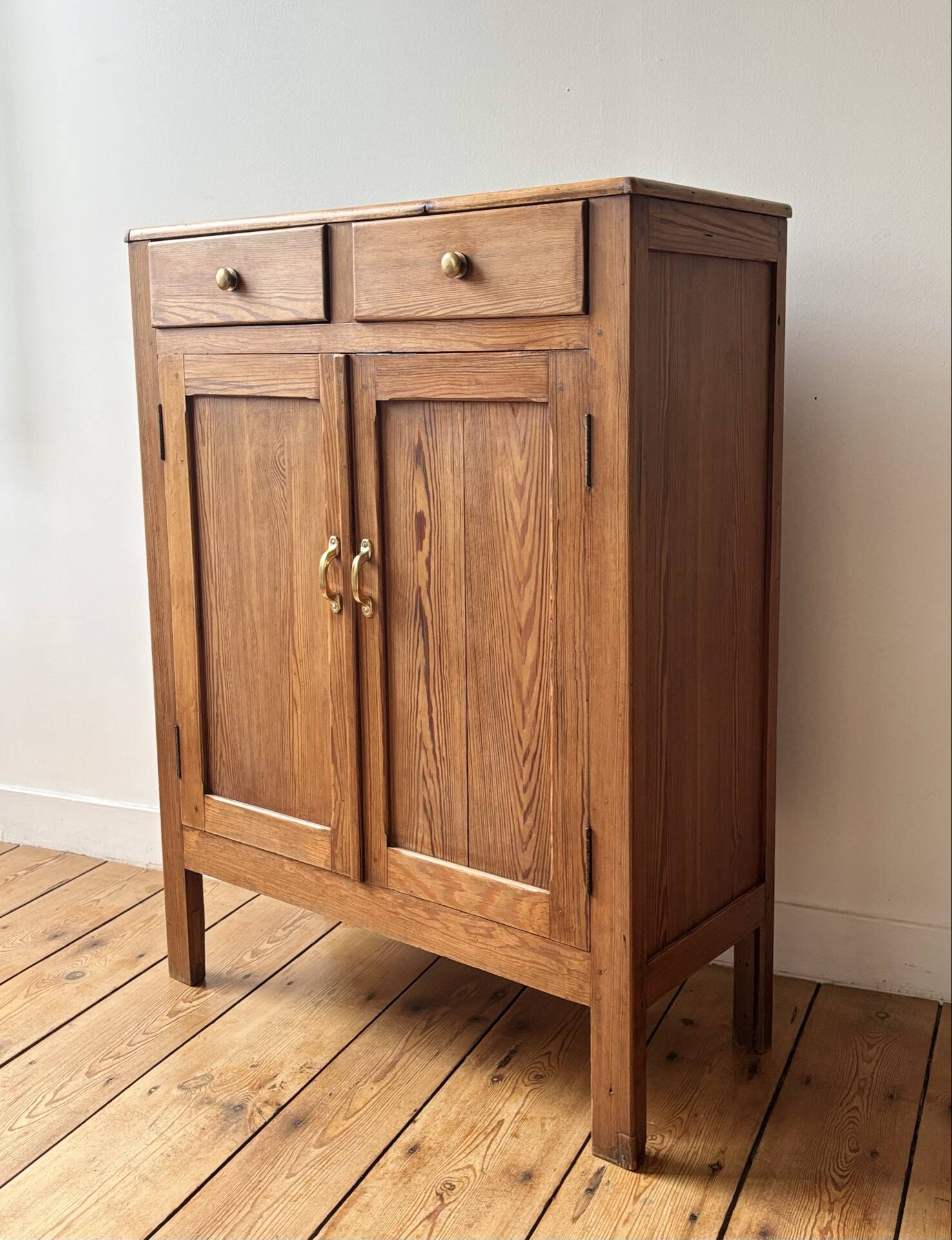 Massive pitch pine buffet