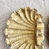 Gilded brass ashtray bowl