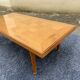 1960s oak checkerboard coffee table