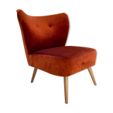 Velvet cocktail chair