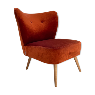 Velvet cocktail chair