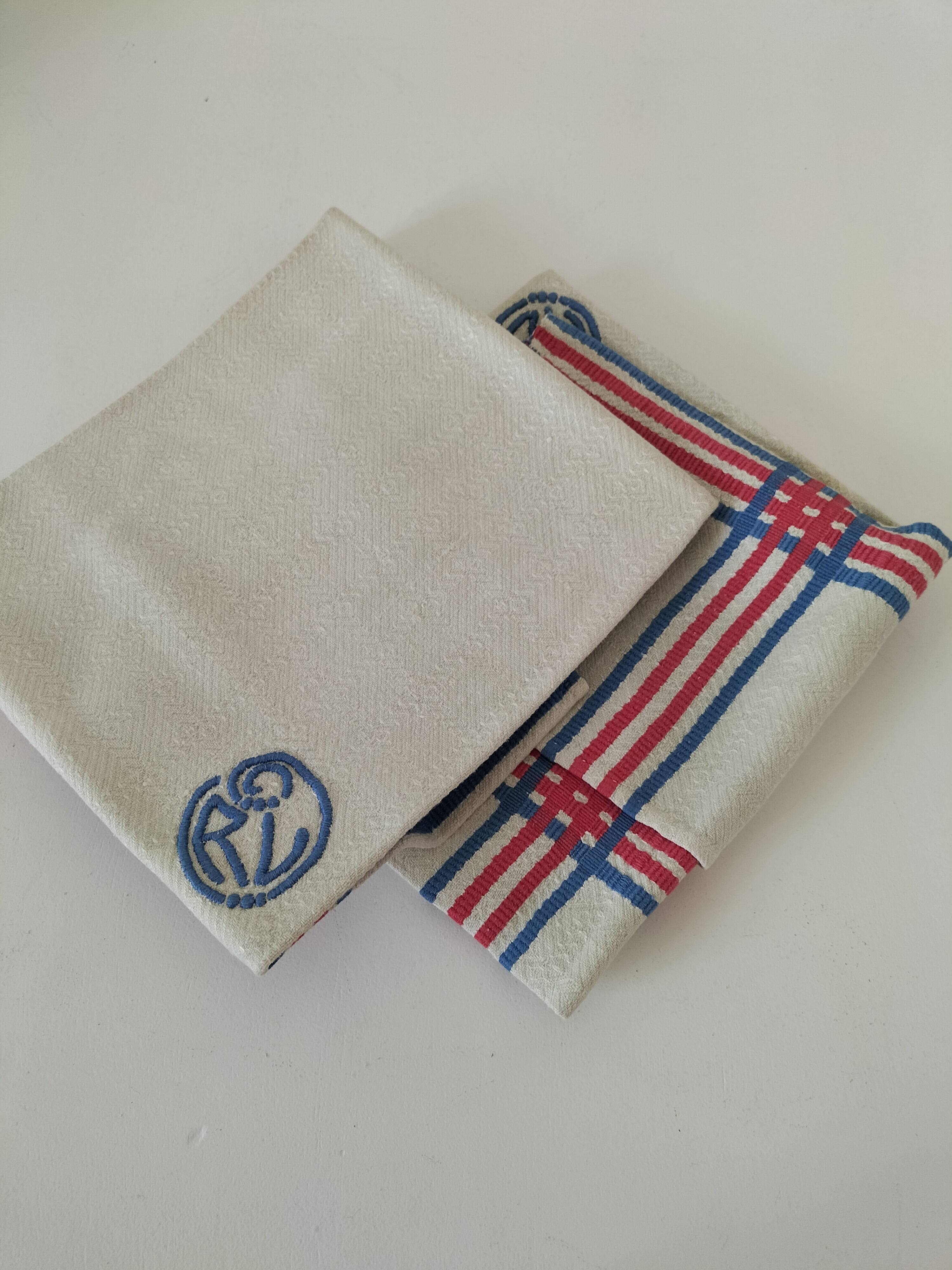 Monogrammed napkins