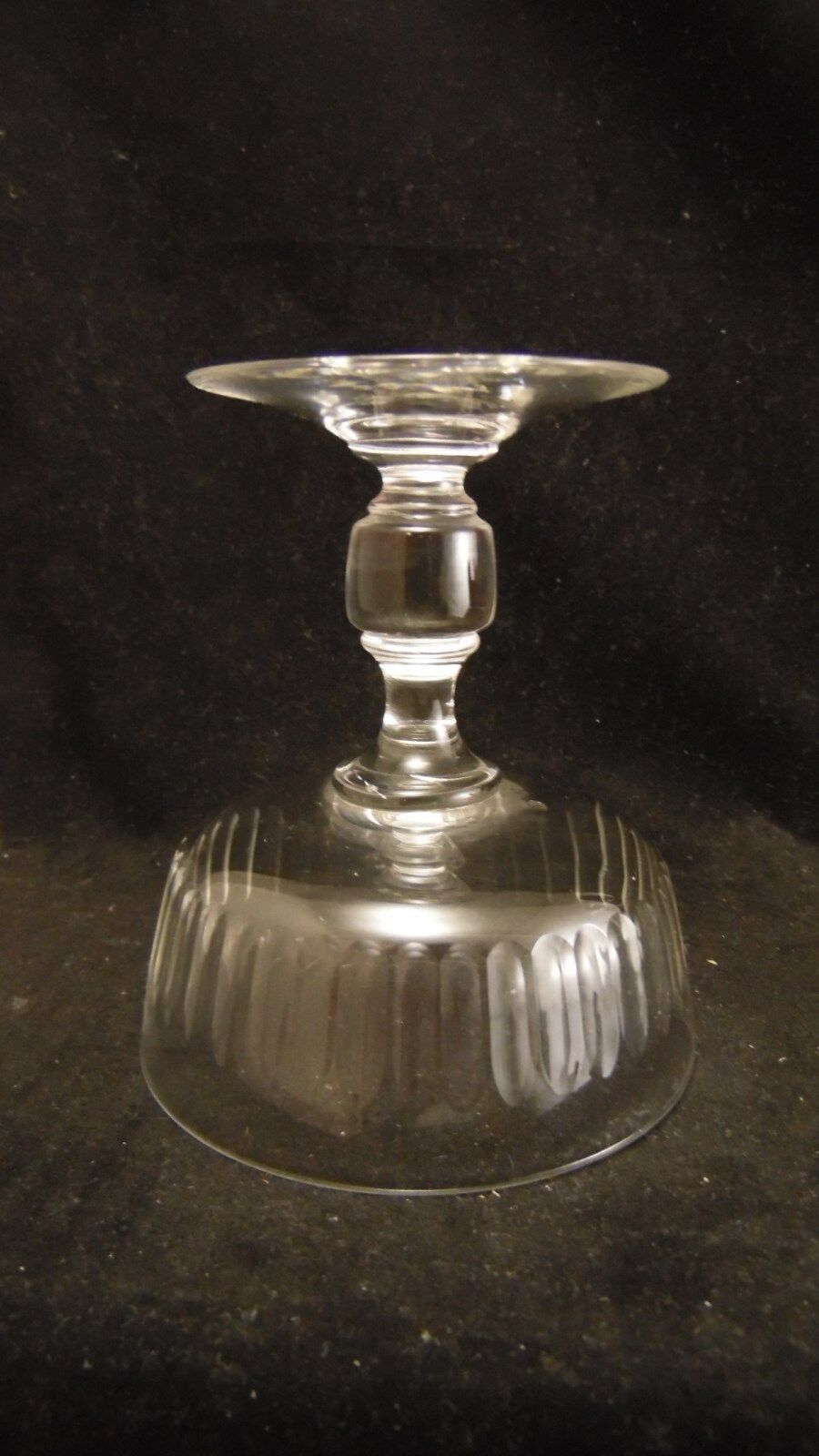 Service of 6 19th century cut crystal champagne cups