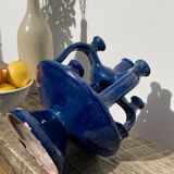 Candlestick in blue Tamegroute