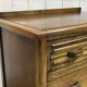 1950s English Art Deco oak chest of drawers