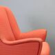 Pair of vintage fabric armchairs from the 1950s.