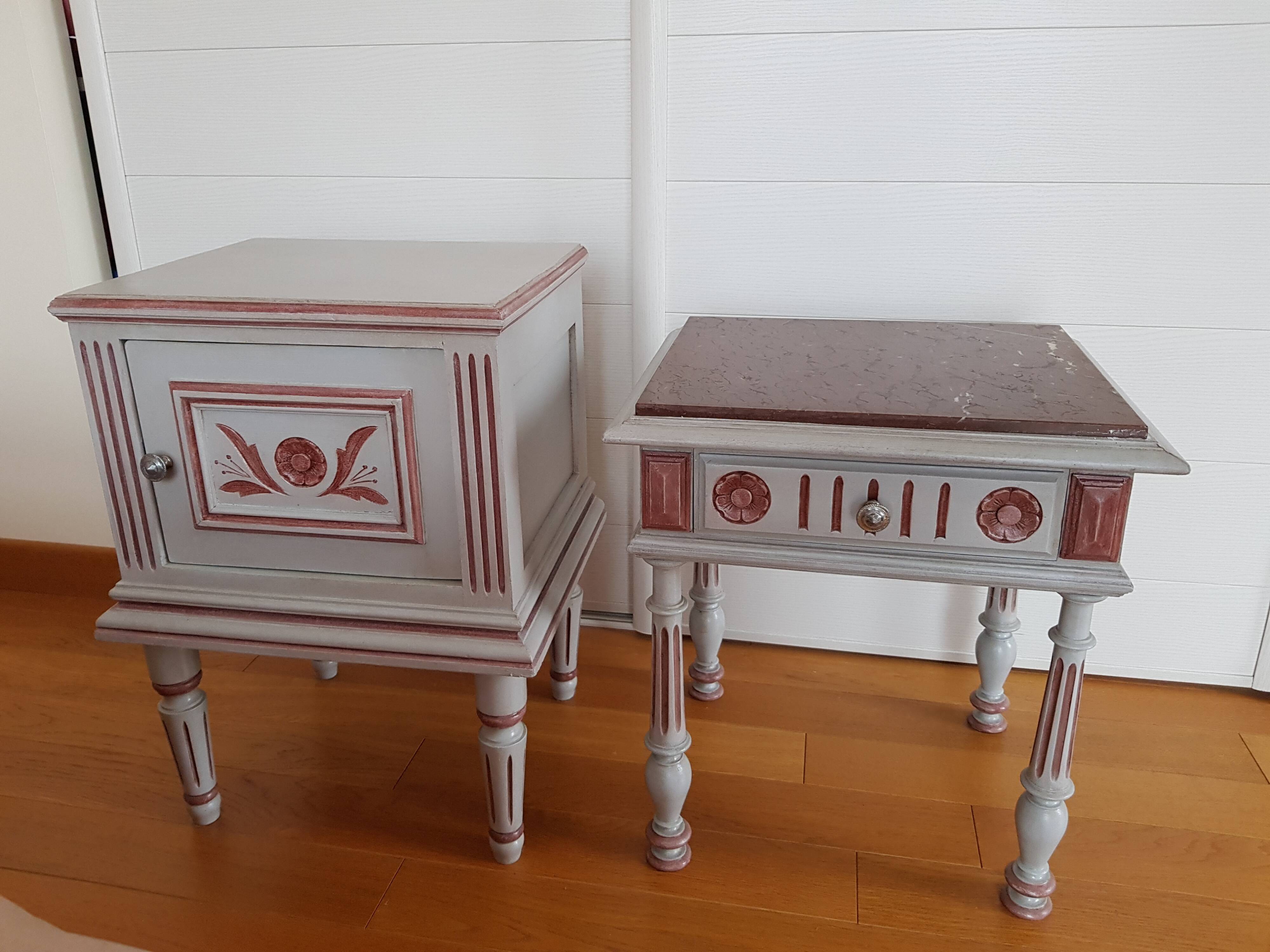 Old bedside tables restyled