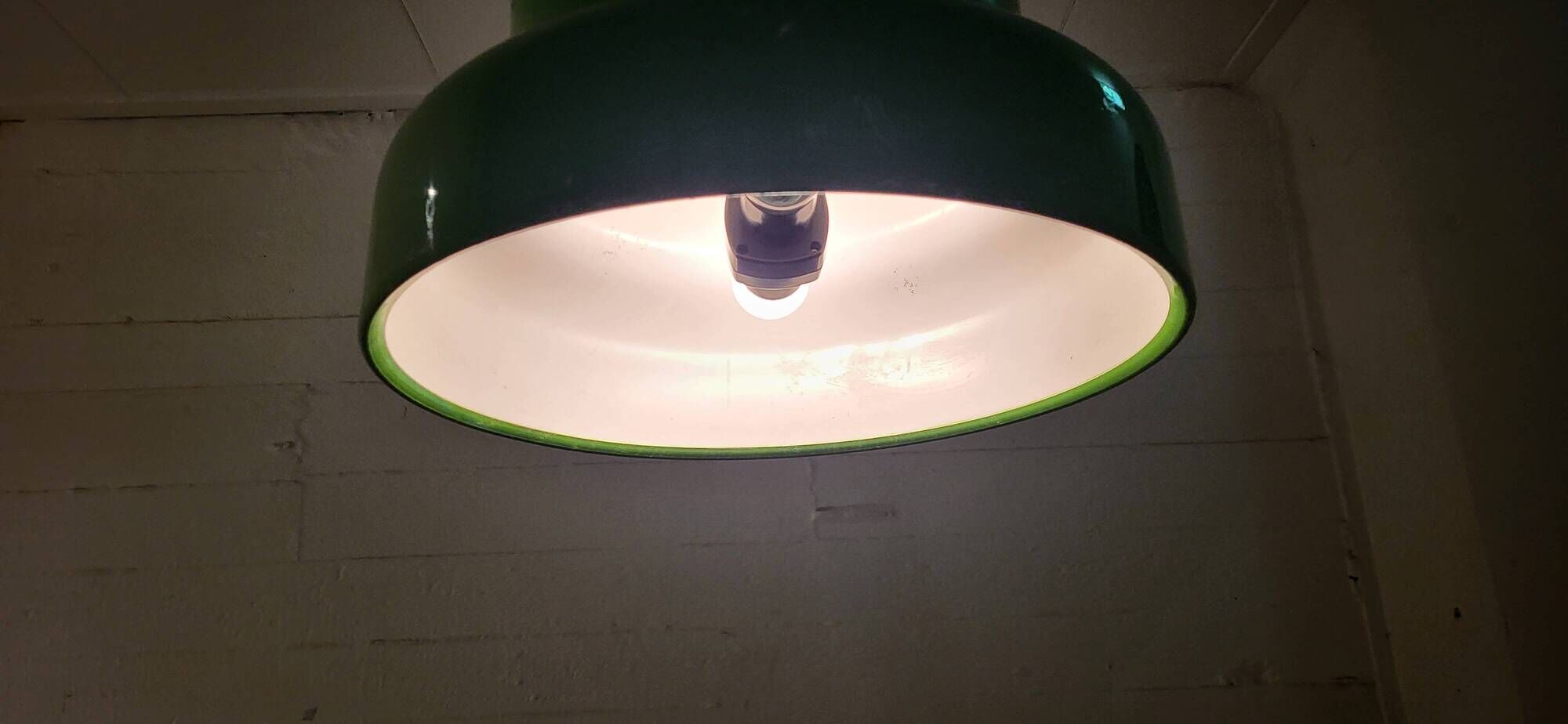 Kelly green Bumling pendant lamp by Anders Pehrson for Ateljé Lyktan, 1970s