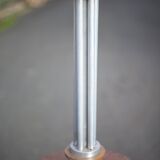 Art deco floor lamp, art deco floor lamp, wood and aluminum lamp, interior decoration