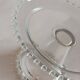 Glass cake dish