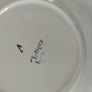 Vintage Longchamp plates – "Tulips" model – 1950s-60s