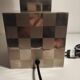 Cube lamp - checkered - Françoise Sée - Space Age Design - Vintage era - 60s / 70s