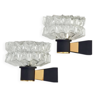 Pair of vintage Arlus wall lights from the 1950s