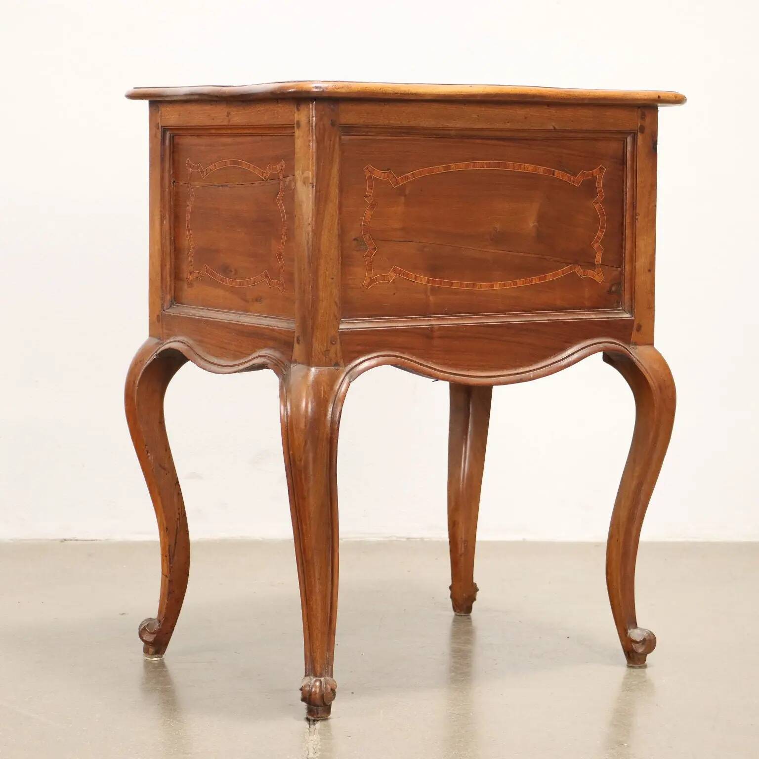 Antique bedside tables in Baroque style, Italy, mid-18th century.