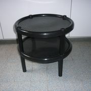 Table noire avec 2 plateaux, 1970