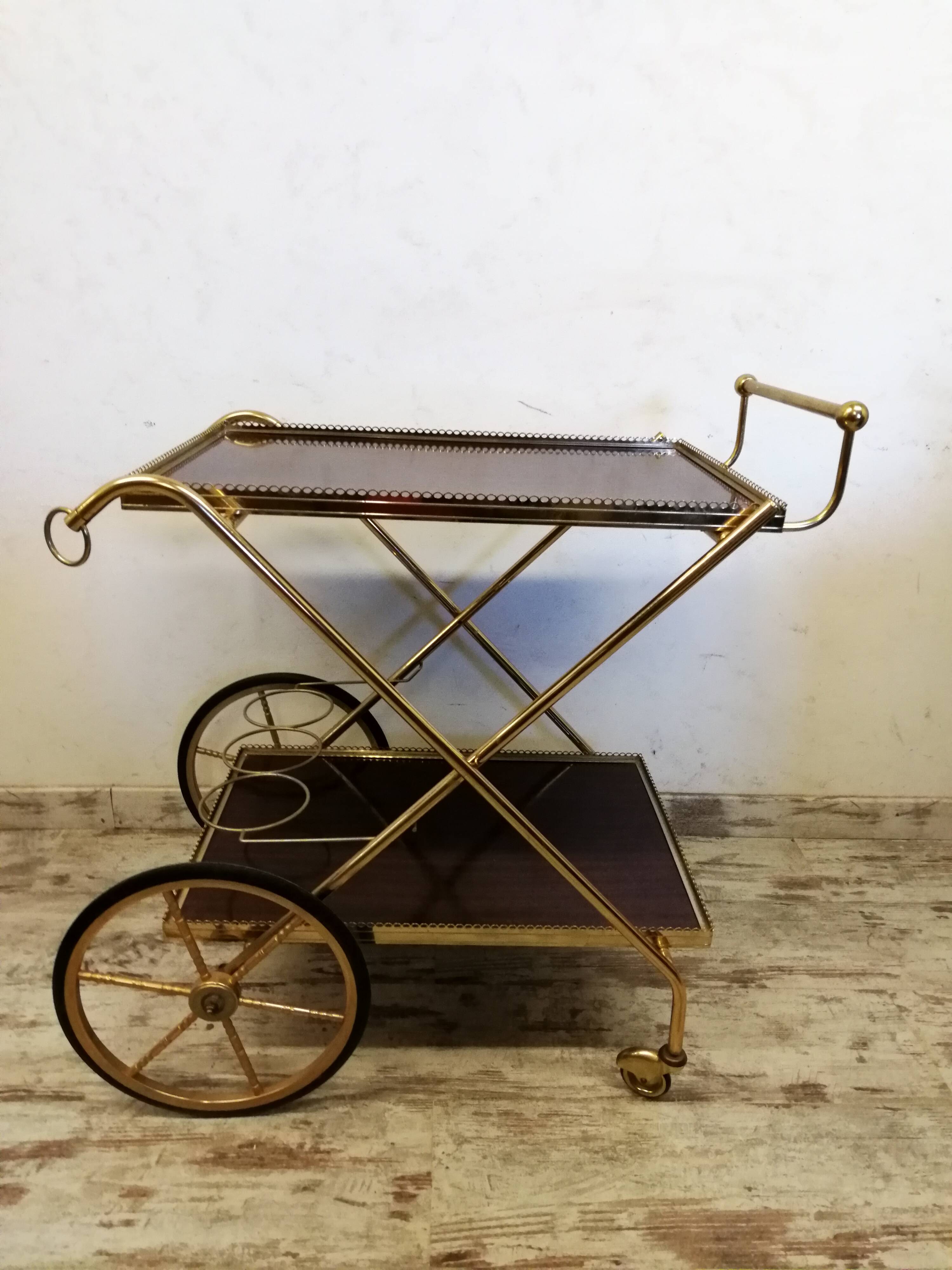 Vintage rolling trolley