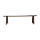 Wooden farm bench