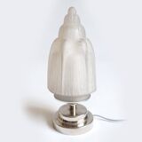 Art Deco fountain glass lamp