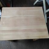 Solid wood stool air-gummed side table