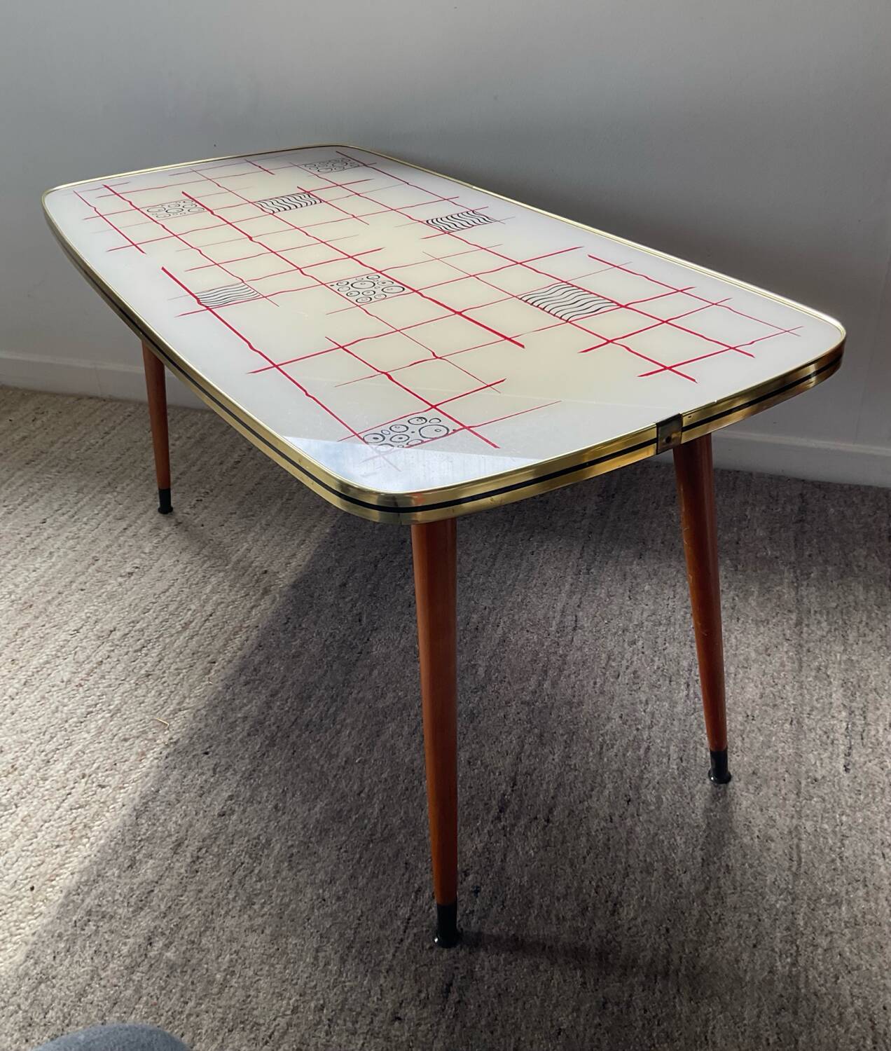 Table basse, années 60-70