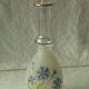 Lightly enameled granite glass carafe late 19th century