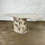 Vintage marble dining table