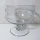 Large bubble glass bowl vintage