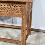 Oriental Folding Table in Exotic Wood – Early 20th Century