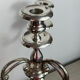 Silver-plated metal chandelier with 4 lights, Christofle