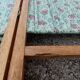 old vintage fabric screen