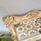 Large gilded wooden mirror