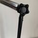 Lampe vintage 1950 industrielle Super Chrome champagne - 55 cm