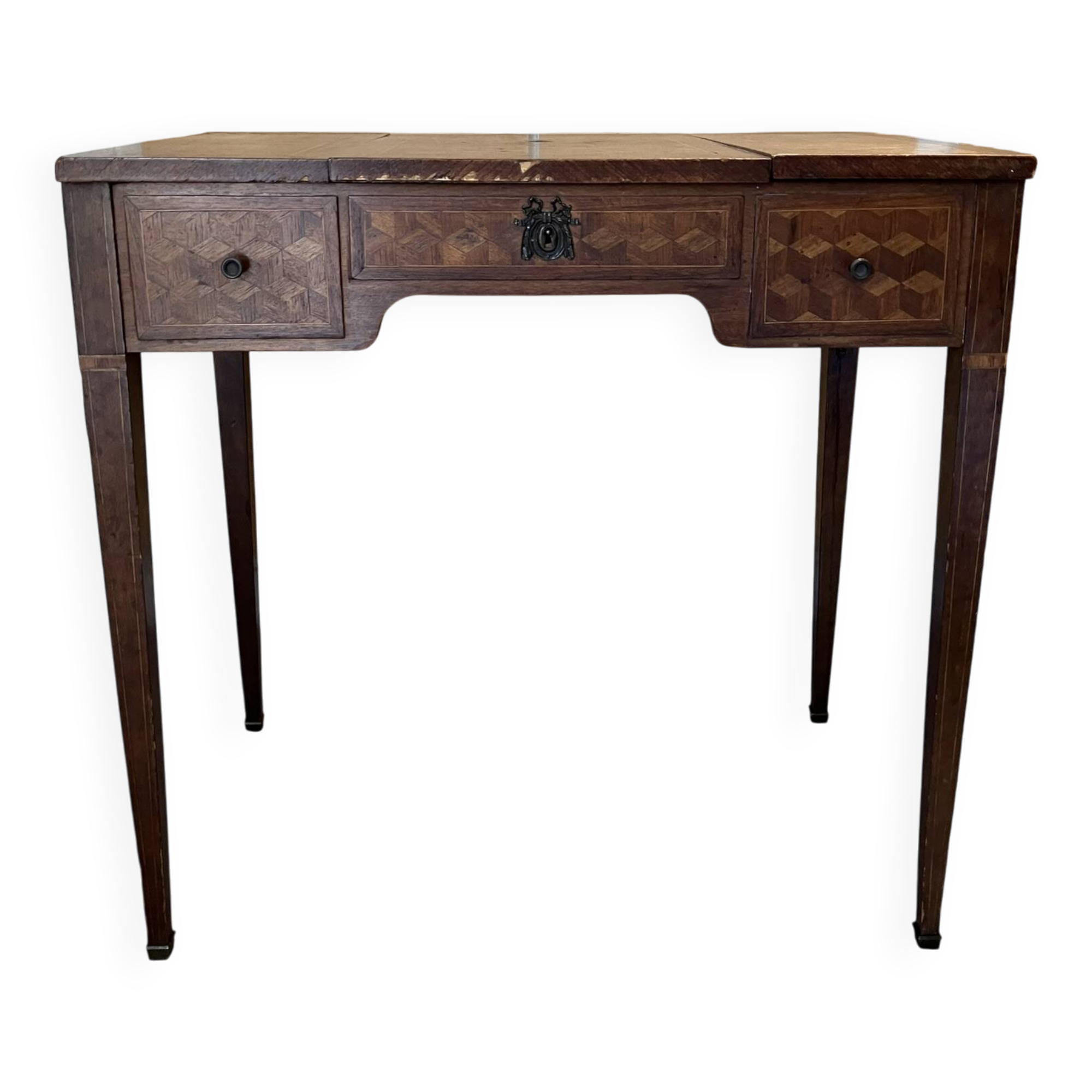 Coiffeuse marqueterie XVIIIe