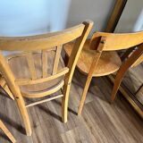 Mismatched set of 4 bistro chairs