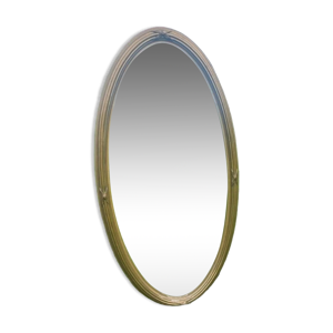 Miroir cadre doré biseauté