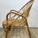 Fauteuils (la paire) vintage 1960 en rotin et bambou