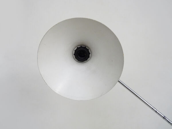 Lampe articulée en métal jaune Aluminor, années 70