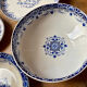 5 large serving plates, French production