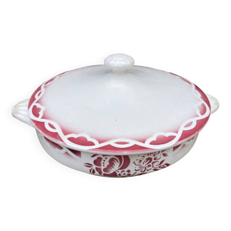 Superb tureen with lid Digoin Sarreguemines model Odette