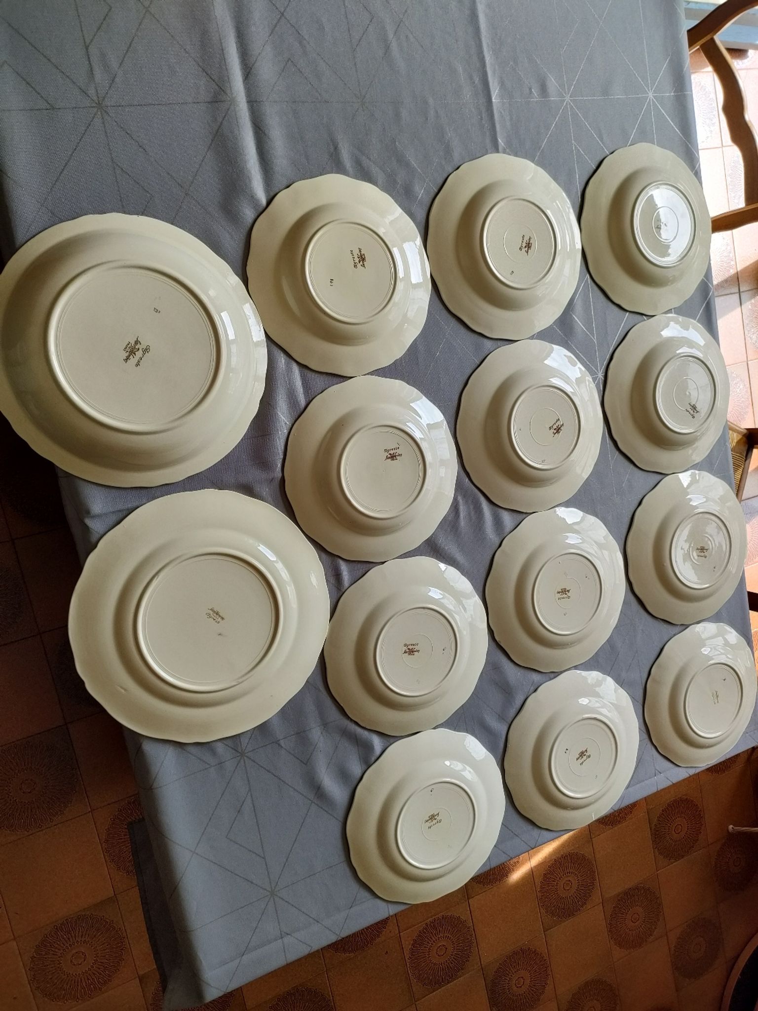 Service assiettes sarguemines