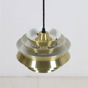 Granhaga / Carl Thore “Trava” pendant lamp 25 cm / brass / gold / aluminum / mid-century modern design / 1970s