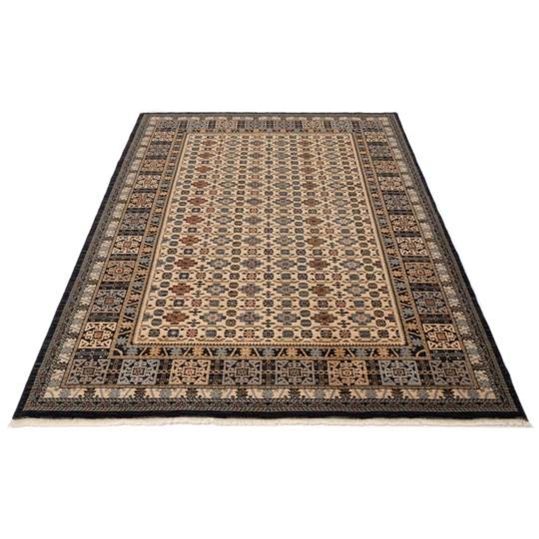 Mina 160X240 cm black Persian carpet