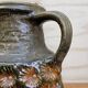 Vase vintage grand XXL Allemagne de l'Ouest Jasba 1667/35 orange