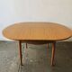 Table à manger extensible moderne du milieu du siècle des années 1960 par Schrieber