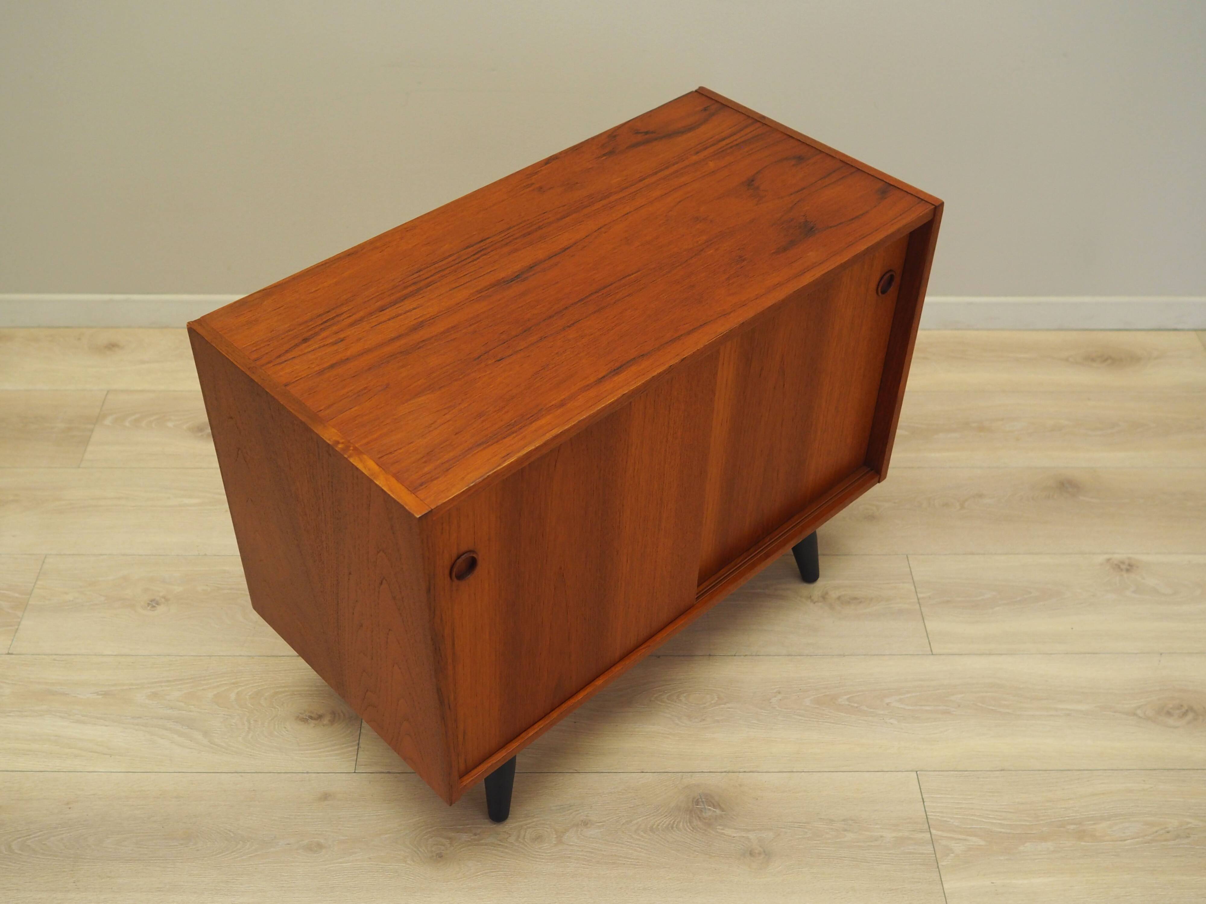 Teak cabinet, Danish design, 1970s, production: Denmark